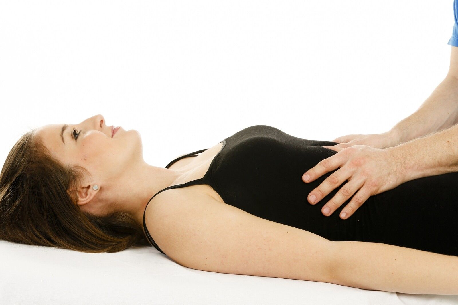 Beispielbild osteopathische Zwerchfellbehandlung